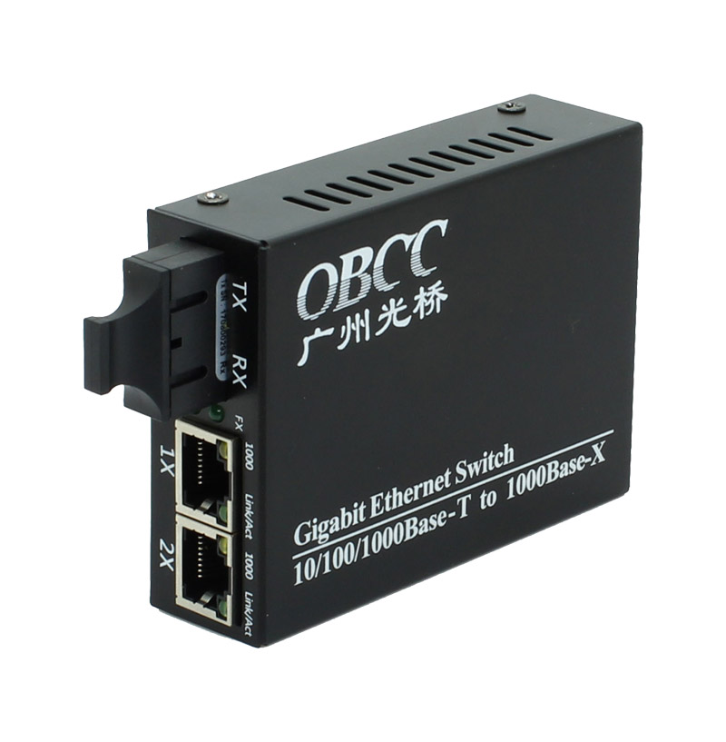 千兆1光2電光纖收發器 千兆1光2電光纖收發器