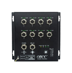 百兆8電口M12型工業交換機 百兆8電口M12型工業交換機