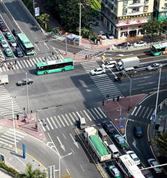 GQ6000 數字視頻光端機在交通十字路口中的應用