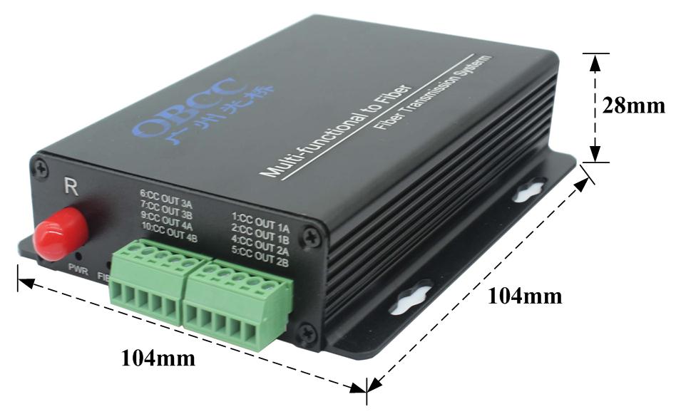 4路開關(guān)量光端機